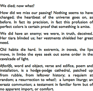 on AFTERLIFE
